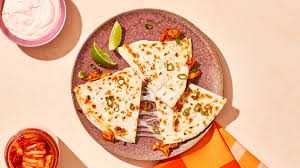 Kimchi Paratha Quesadilla – A Spicy Desi-Korean Mashup