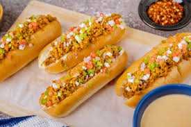 Keema Stuffed Hot Dogs – Spicy Indian Twist on an American Classic