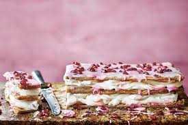 ROSE AND CARDAMOM MILLE FEUILLE – INDIAN AROMAS MEET FRENCH PASTRY ELEGANCE