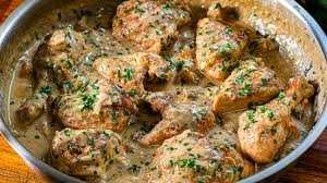 COCONUT CHICKEN FRICASSEE – A TROPICAL TWIST ON A FRENCH CLASSIC